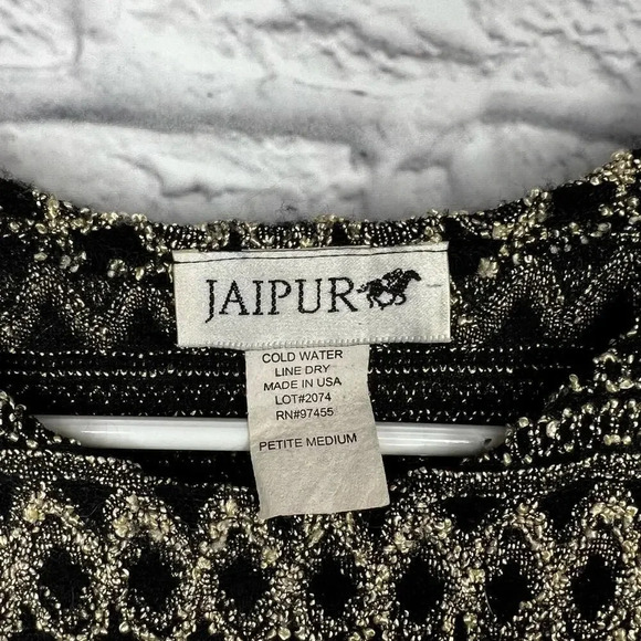 Vintage Jaipur Y2K Sleeveless top size Petite Medium - Picture 5 of 5